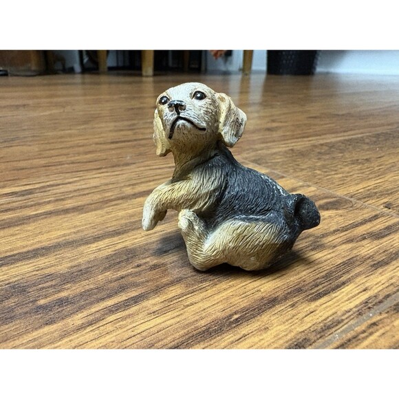 Vintage Dog Knick-knack Porcelain Sculpture Beagle - Picture 1 of 5